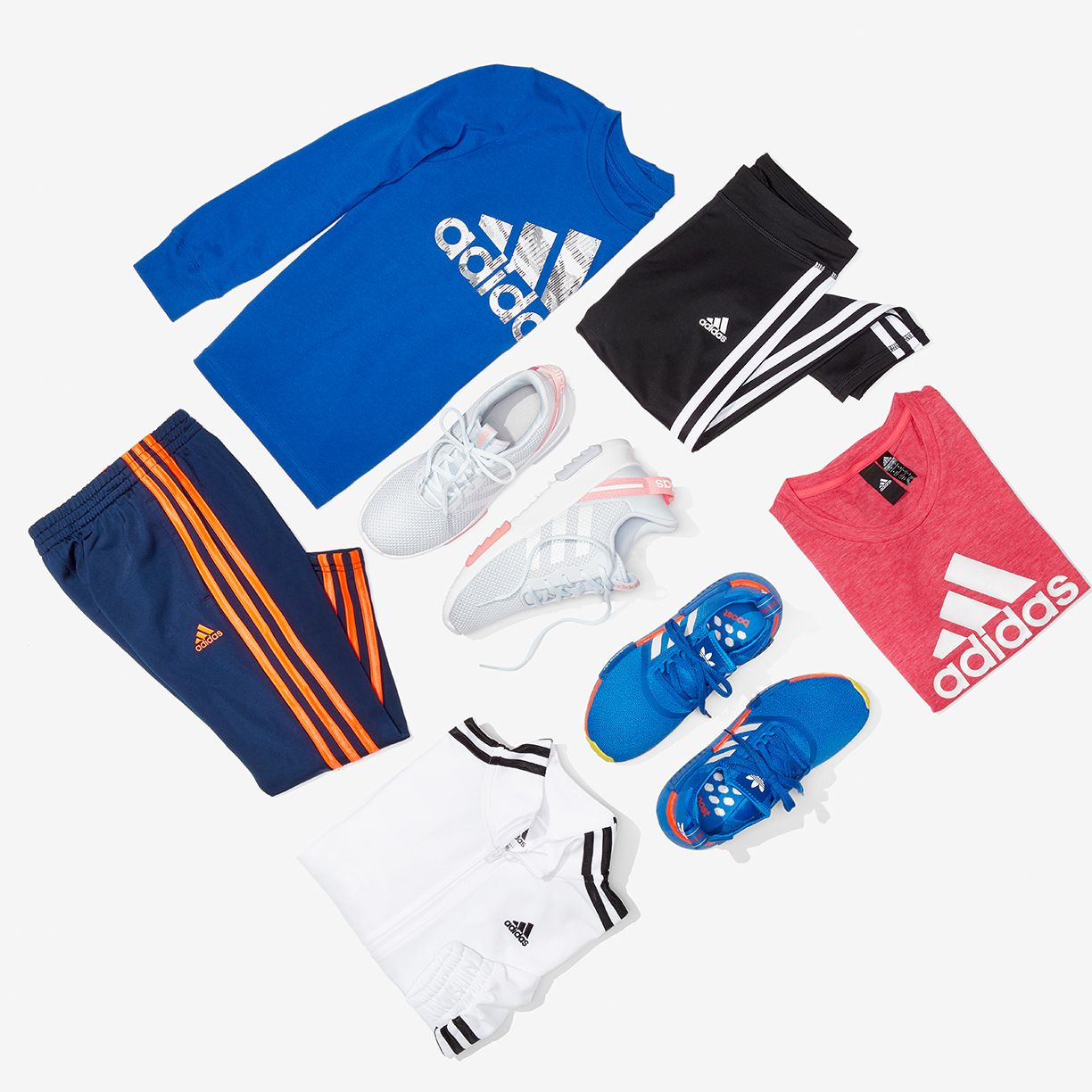 adidas Kids' Activewear & Shoes from $15